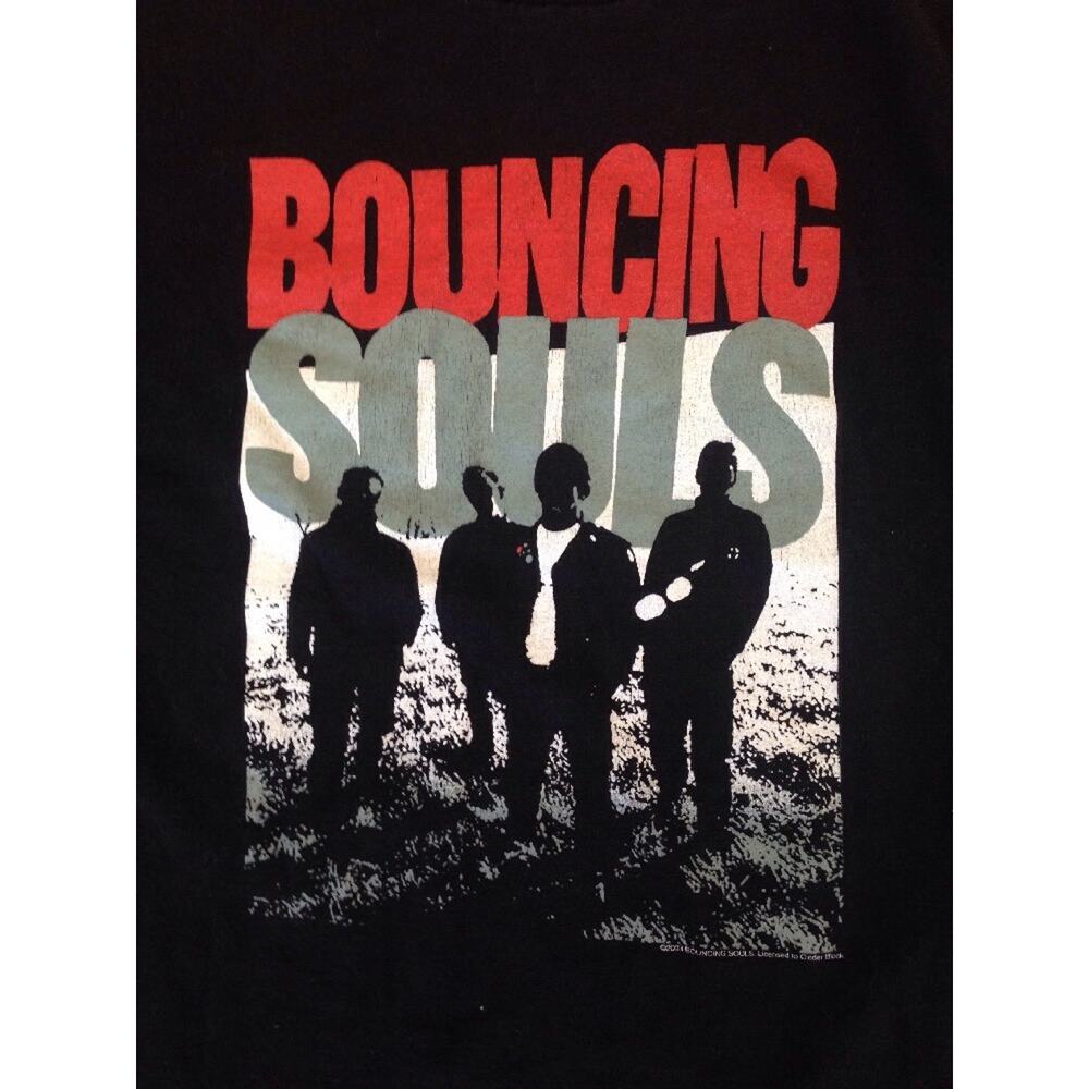 Bouncing Souls Cinder Block Black 100% Cotton Rock T-Shirt XS-S 36" Chest